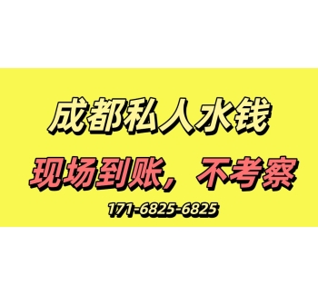 成都私人水錢